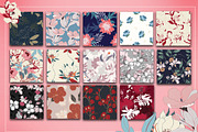 28 EPS/JPG flowers background., a Pattern Graphic by Theraphosath (Thumbnail 1 of 15)