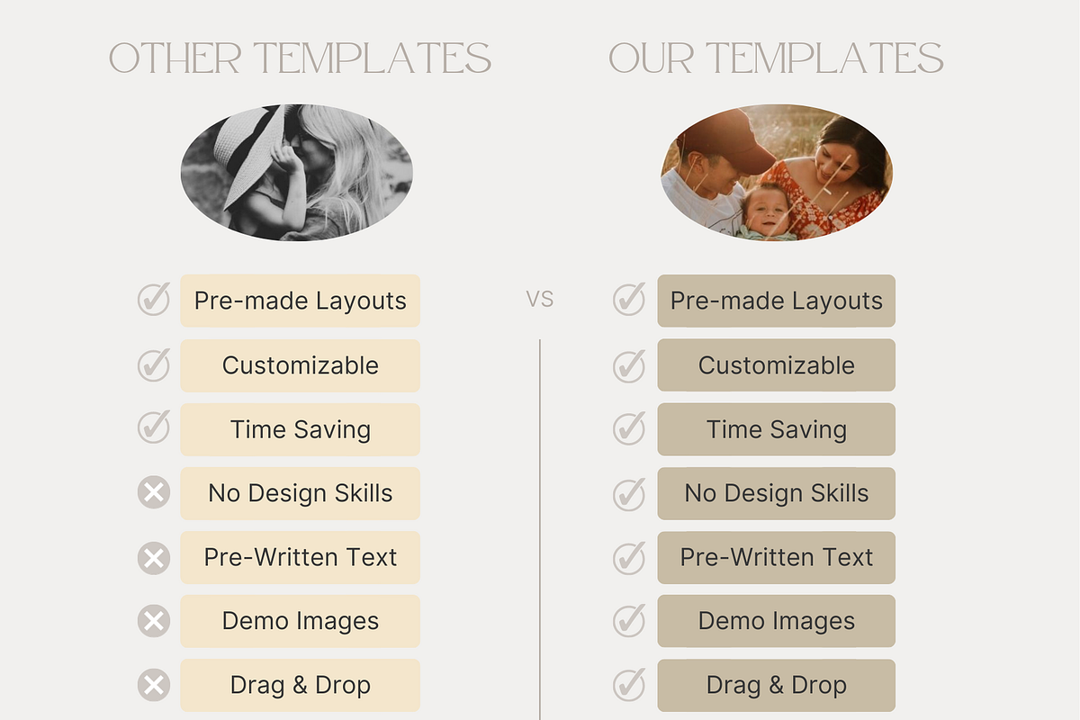 BOHO Family Photos Price Guide Canva, a Magazine Template by Signature Edits (Photo 7 of 12)