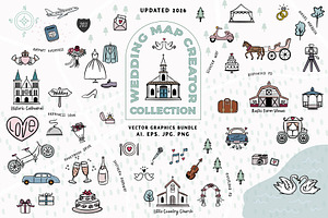 Wedding Map & Itinerary Creator Kit