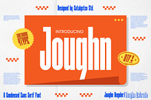 Joughn Condensed Sans Serif Font