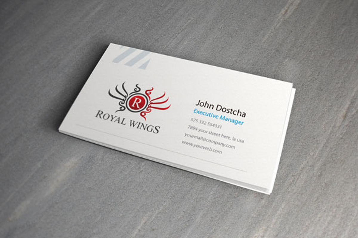 Royal Wings Logo, a Branding & Logo Template by Heavtryq Design (Photo 2 of 5)