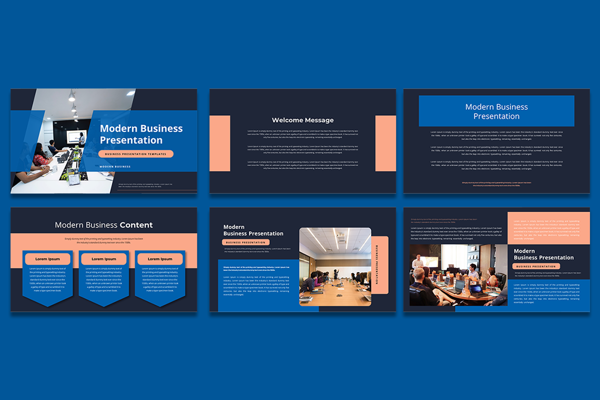 Modern Business - Keynote Template, a Presentation Template by artchiles_design (Photo 2 of 4)