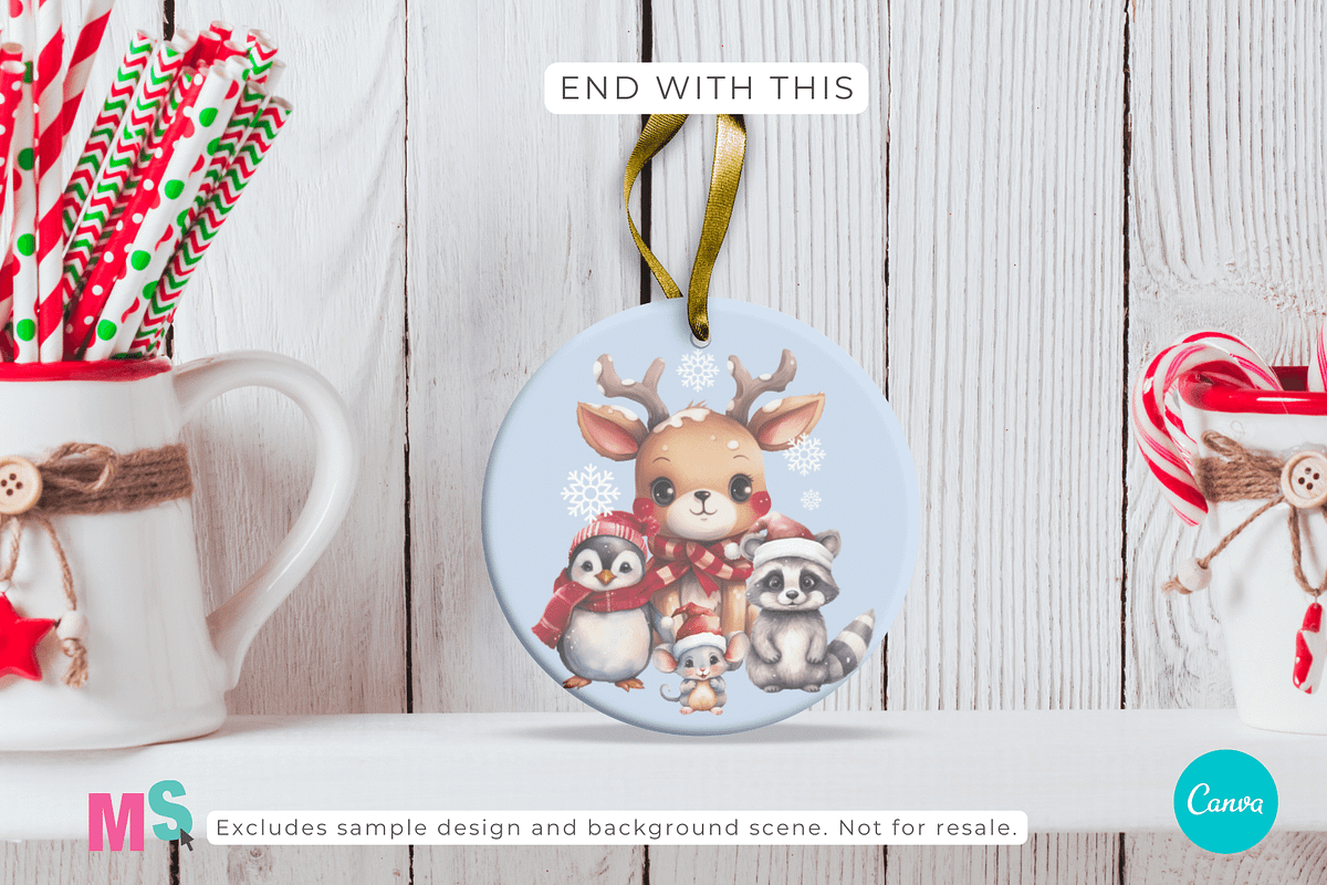 Round Ceramic Ornament Canva Mockup, a Mockup by Mockup Scene (Photo 11 of 15)