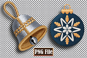 Christmas Embroidery Clipart Bundle, a Seasonal Illustration by protabsorkar11 (Thumbnail 9 of 10)