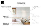 Bedroom Wallpaper Mockup PSD, a Household Mockup by 1001 mockups (Thumbnail 2 of 9)