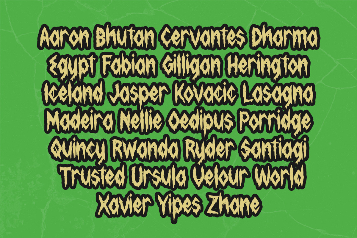 Creepy Creeper – Dripping Halloween, a Font by Arendxstudio (Photo 3 of 8)