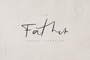 Father Casual Script Font