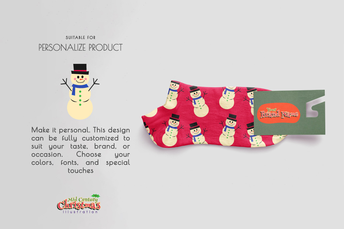Mid Century Christmas Vol.1, an Object Graphic by Bewalrus Studio (Photo 4 of 7)