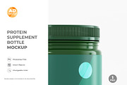 Supplement Jar Bottle Mockup (1PSD), a Packaging Mockup by Adstart (Thumbnail 4 of 5)