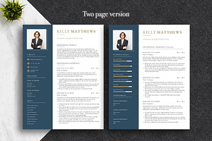 Business Canva Resume Template Pack