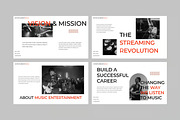 Music Entertainment Keynote Template, a Presentation Template by Fit-tee (Thumbnail 2 of 4)