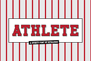 Athlete, a Serif Font by Kitaleigh (Thumbnail 1 of 2)