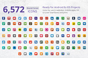 212 Round Corner Social Media Icons, an Icon by ArtFusion (Thumbnail 2 of 5)