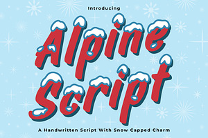 Alpine Script, a Script Font by Loudoun Design Co.