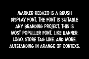 Marker Redazo - Chalk Font, a Handwritten Font by QR Design Studio (Thumbnail 4 of 6)