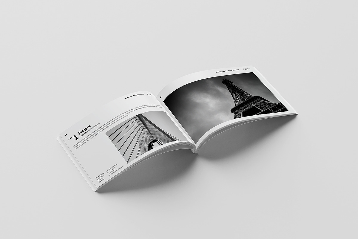 Architecture Portfolio Landscape, a Brochure Template by GoldenGrid Studio (Photo 7 of 10)