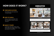 Real Estate Newsletter Template, a Print Template by Designmela01 (Thumbnail 4 of 10)