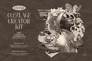 Vintage Collage Creator Kit 750+ PNG, an Object Graphic by iHemalaya (Thumbnail 10 of 10)