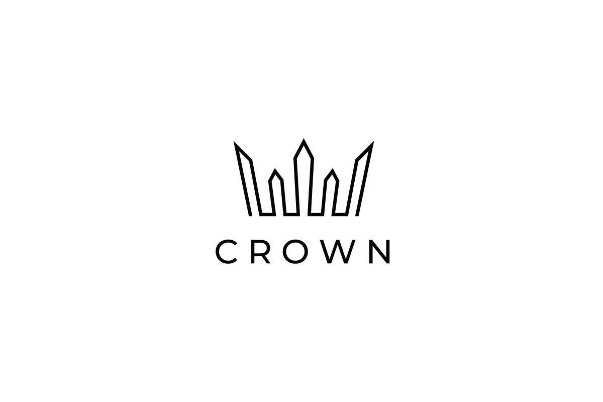 Geometric Monoline Crown Logo Design, a Branding & Logo Template by yopie (Photo 2 of 3)