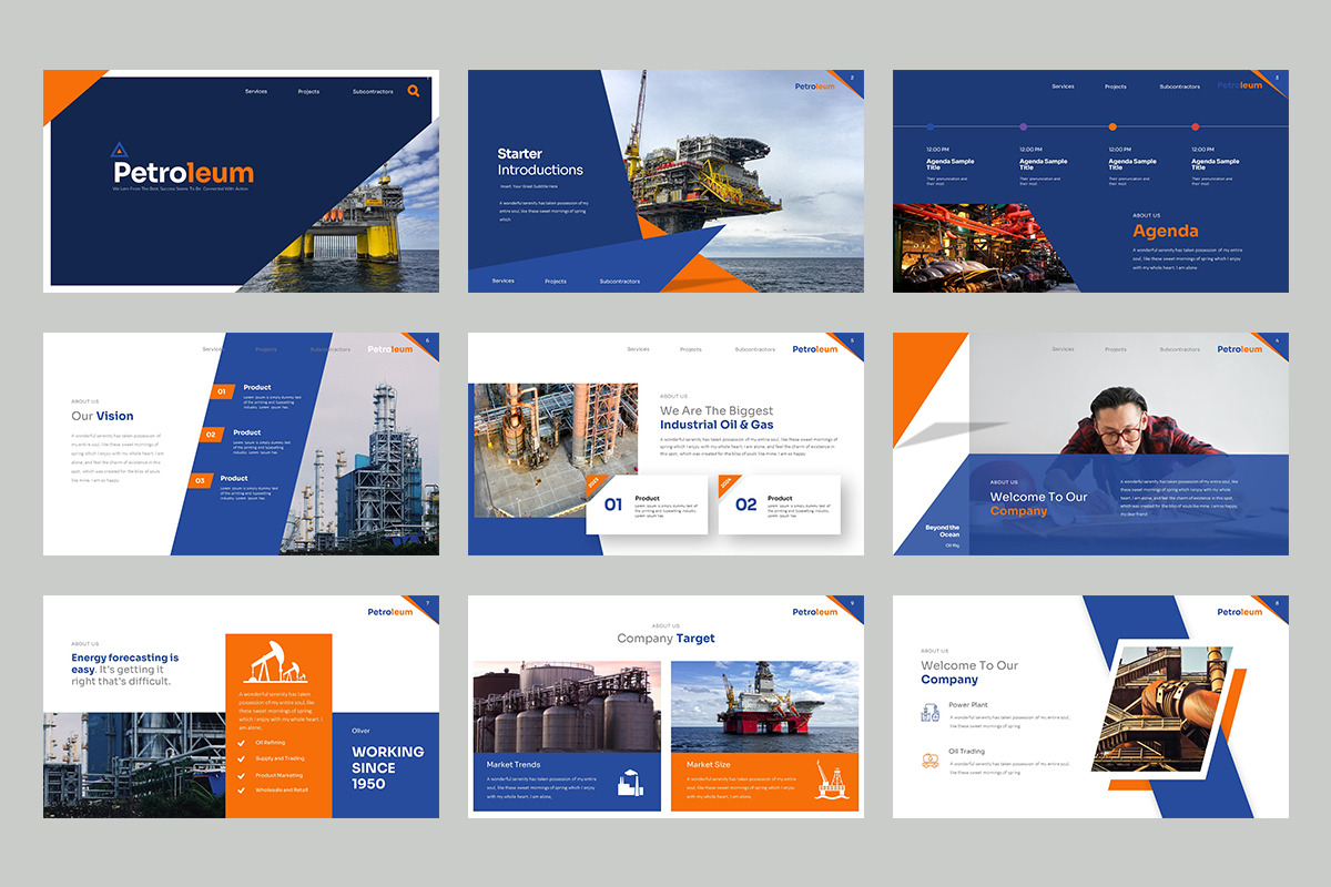 Petroleum Google Slides Templates, a Presentation Template by Stock Shape (Photo 3 of 4)