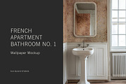 Shabby Chic French Bathroom Mockup, a Household Mockup by Blixa 6 Studios (Thumbnail 1 of 7)