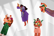 People holding different items set, a Person Illustration by Good Studio (Thumbnail 5 of 5)
