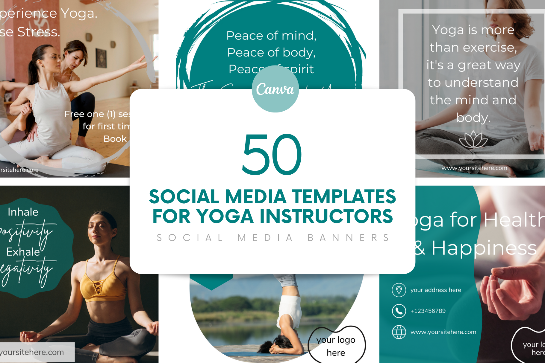 Instagram Templates for Yoga Coaches, a Social Media Template by Parrot ...