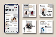 Fashion Social Media Template, a Social Media Template by MightyDesign (Thumbnail 2 of 8)