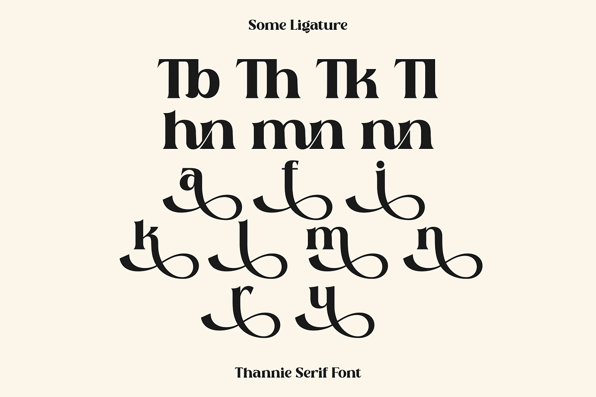 Thannie | Modern Display Serif, a Serif Font by BlancaLab Studio (Photo 4 of 5)