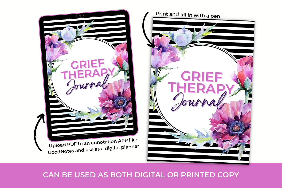 Grief Therapy Journal - Printable