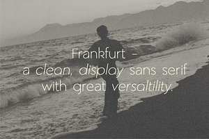 Frankfurt Sans - 8 Font Typeface