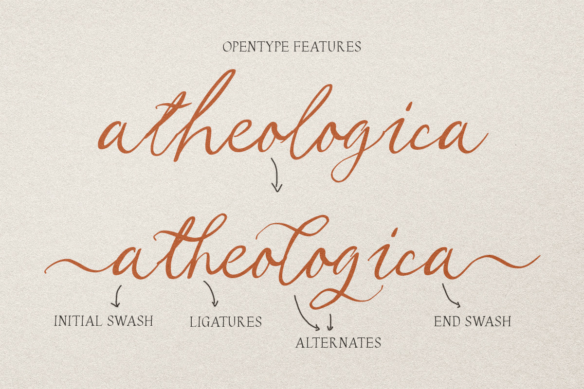 Antelopia - Rough Handwritten Script, a Script Font by Sarid Ezra (Photo 8 of 10)