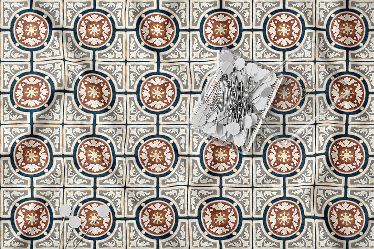 Mediterranean Tile Seamless Pattern, a Pattern Graphic by StudioGlouna (Photo 3 of 6)
