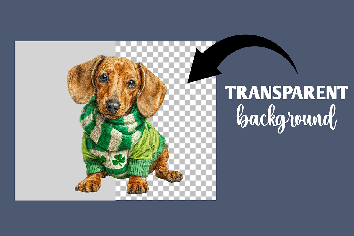 St Patrick's Day Dogs Clipart, an Illustration by Designworld (Photo 5 of 6)
