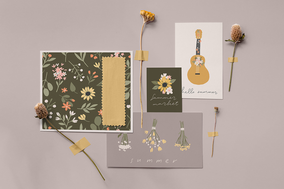 Summer Market - poster & map creator, a Decorative Illustration by Cute Atelier (Photo 17 of 18)