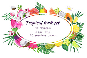 Tropical Fruit Set