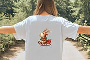 Quirky Christmas Reindeer Clipart Bu, an Illustration by CrexoraLab (Thumbnail 4 of 5)