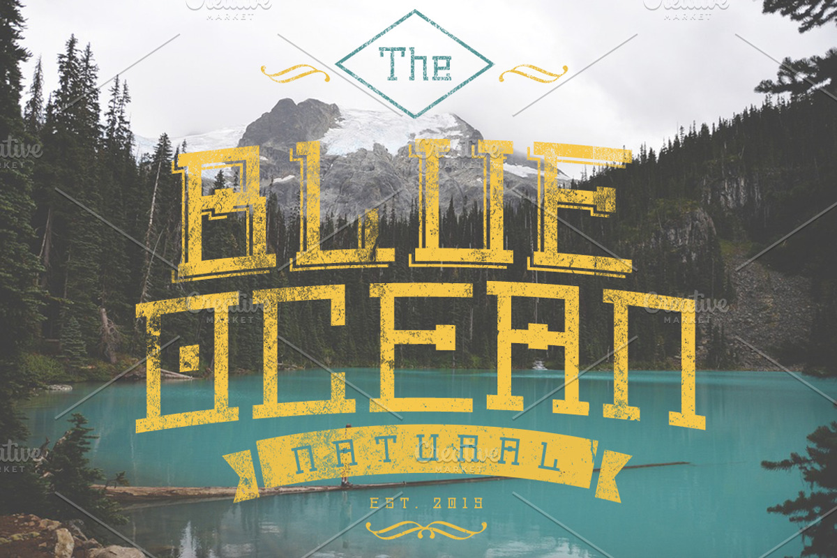Detac Font preview 3