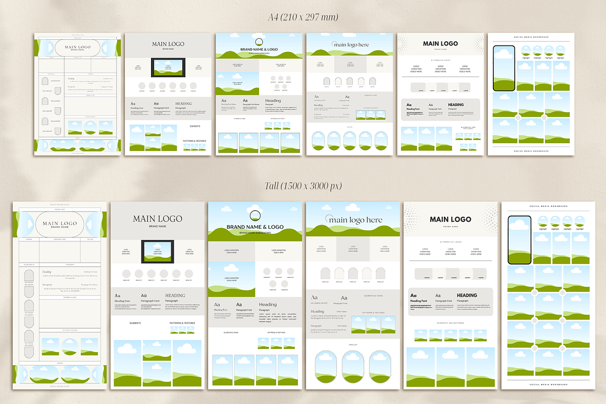 Brand Boards Set 1, a Branding & Logo Template by Creatif Foundry (Photo 4 of 8)