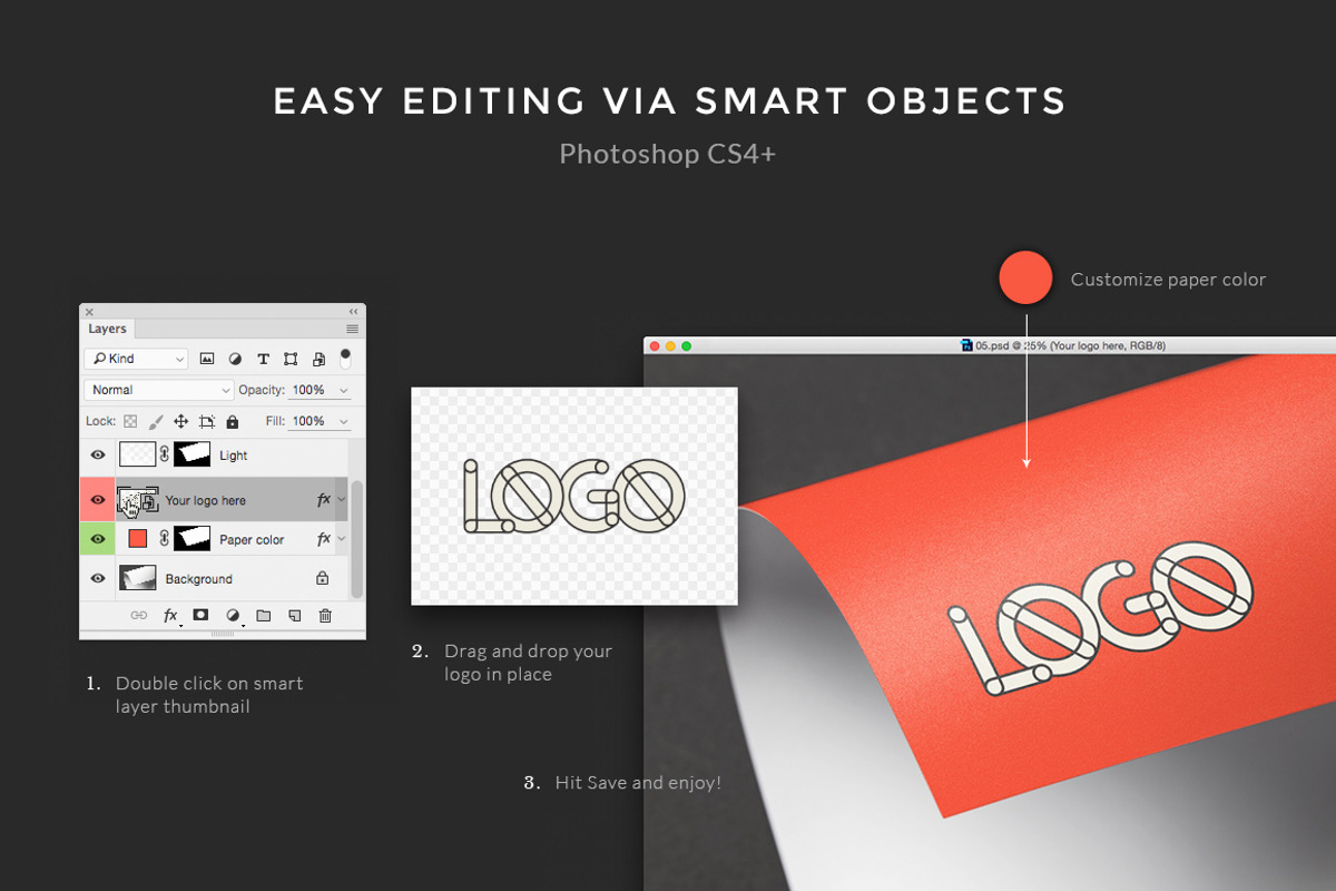 Full-Color Logo Mockups Vol.1, a Product Mockup by GraphicBurger (Photo 12 of 17)