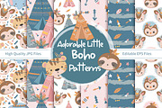 Adorable Little Boho Patterns, a Pattern Graphic by DrawStudio1988 (Thumbnail 2 of 11)