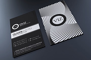 Modern Black And White Business Card, a Business Card Template by Marvel (Thumbnail 4 of 4)