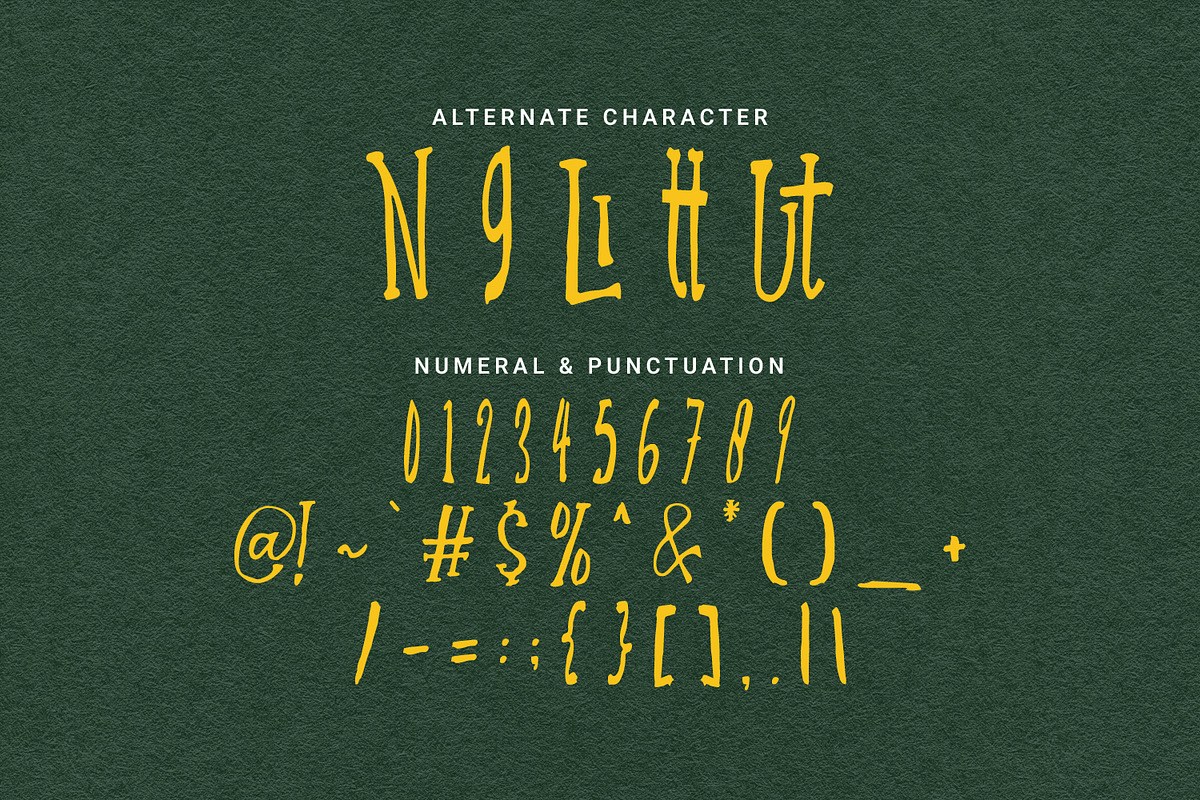 Helingest Crokleyn Handmade Typeface, a Handwritten Font by Maulana Creative (Photo 4 of 8)