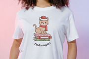 Christmas Bookish Clipart Bundle, a Seasonal Illustration by TitaLivingArt (Thumbnail 9 of 9)