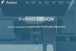 Amber - Responsive Multi-Template