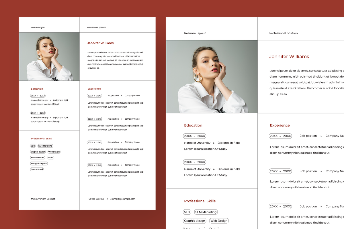 Resume Template for Joob Seekers, a Resume Template by Filip Studio (Photo 3 of 4)