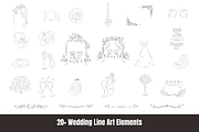 Wedding Essentials Line Art, a Decorative Illustration by ItsReksita Pattern (Thumbnail 2 of 10)
