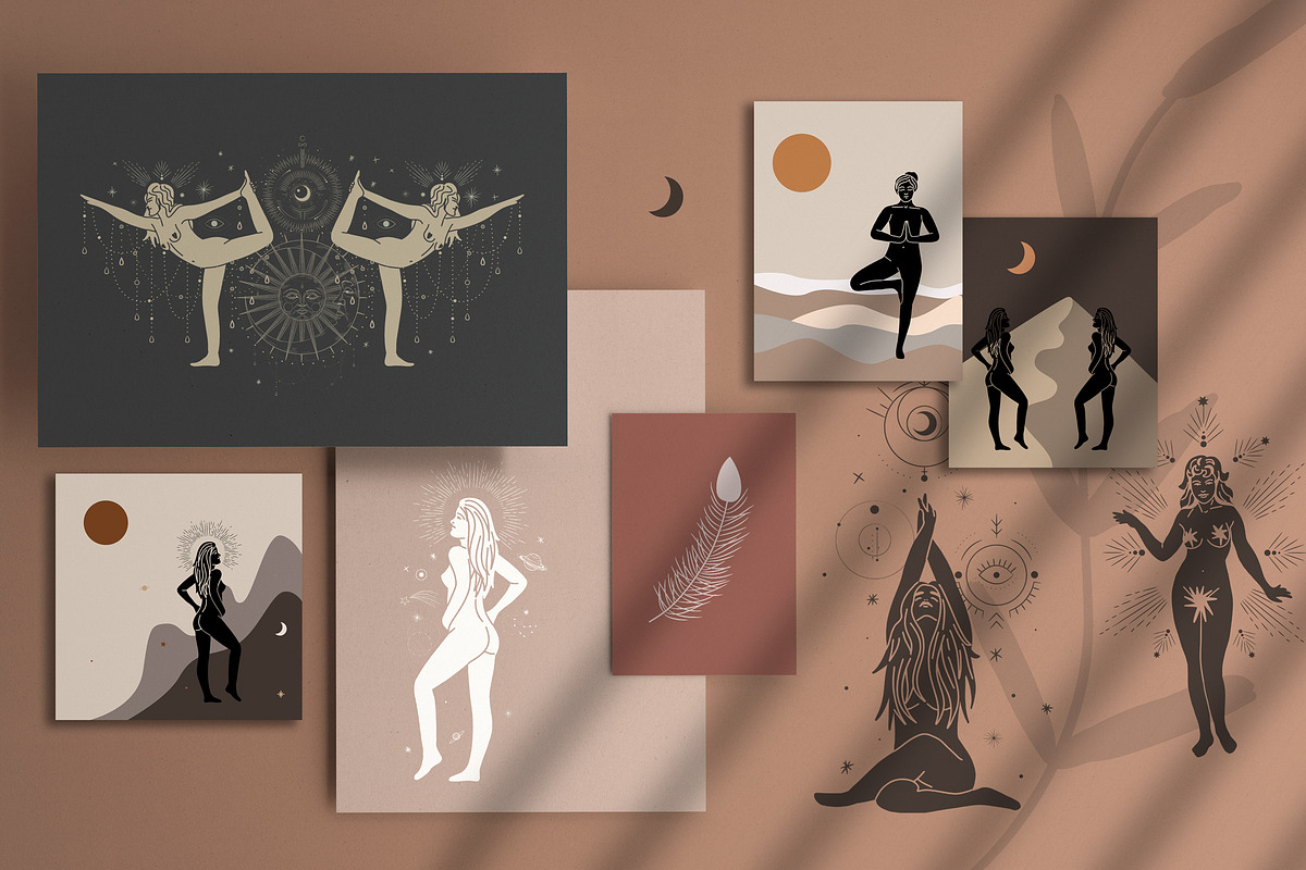 Feminine Energy. Desert and space, an Object Illustration by Chikovnaya (Photo 3 of 9)