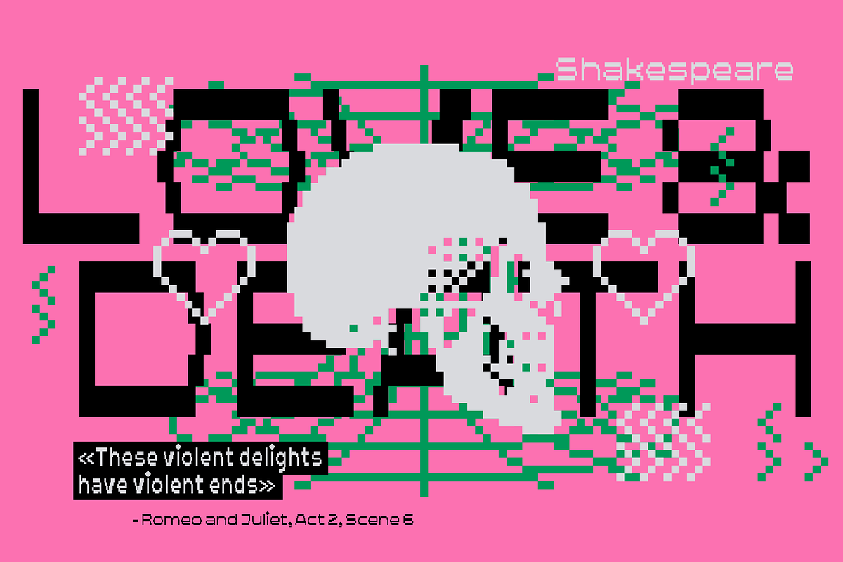 Motoko Pixel Typeface, a Sans Serif Font by YockMercado (Photo 2 of 8)