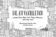 Big Hand Drawn City Collection, an Illustration by Franzi draws (Thumbnail 1 of 8)